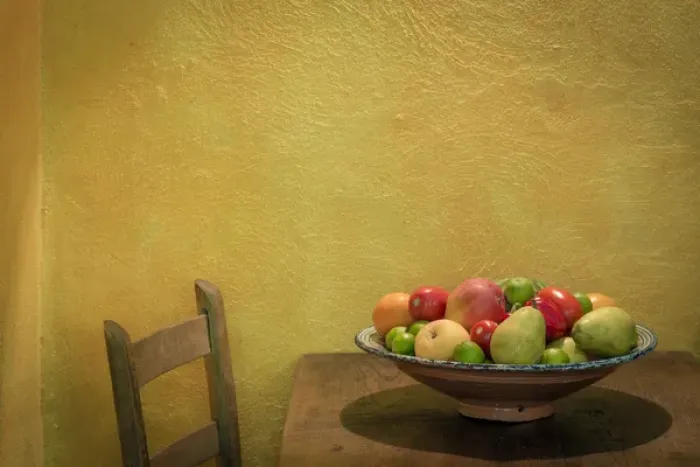 Framed Print : Mexico, San Miguel de Allende. Furit bowl on table Framed Print : Mexico, San Miguel de Allende. Furit bowl on table