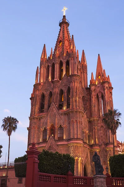 Mexico, San Miguel de Allende. La Parroquia de San Miguel Arcangel Church