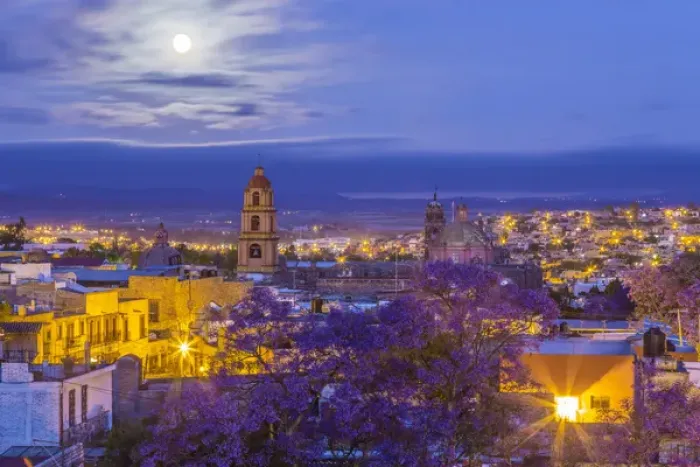 Framed Print : Mexico, San Miguel de Allende. Full moon over city Framed Print : Mexico, San Miguel de Allende. Full moon over city