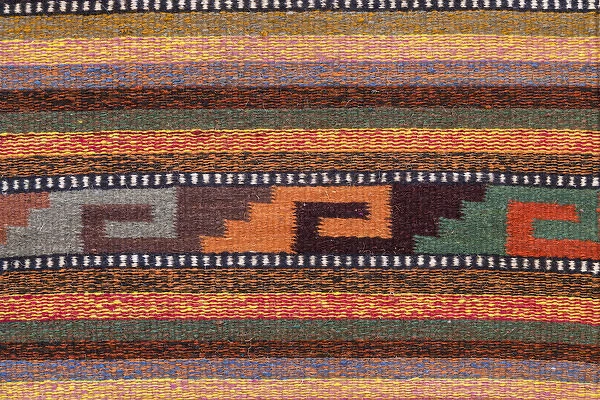Mexico, San Miguel de Allende. Rug patterns