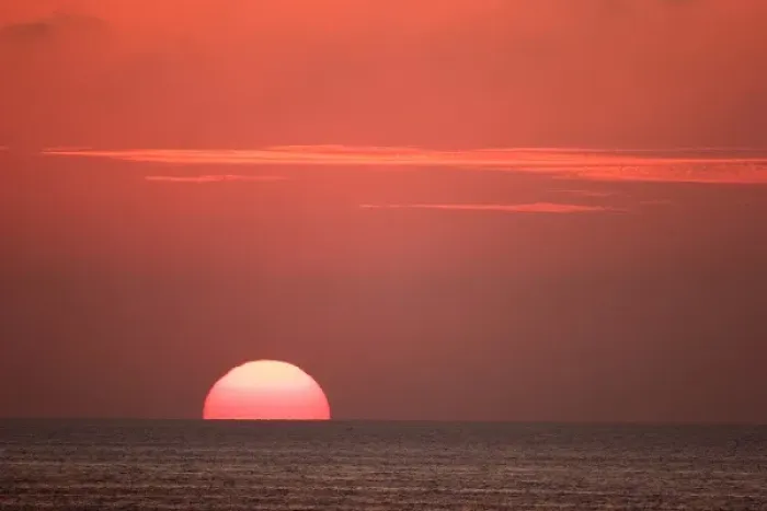 Framed Print : Mexico. Sun sets over the Pacific Ocean Framed Print : Mexico. Sun sets over the Pacific Ocean