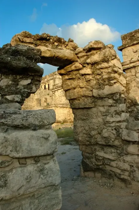 Framed Print : 06. Mexico, Tulum, Stone archway at ruins Framed Print : 06. Mexico, Tulum, Stone archway at ruins