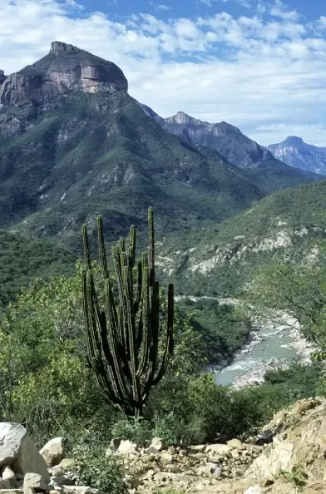 Framed Print : Mexico, Urique River in Copper Canyon