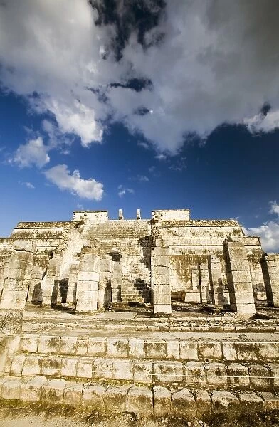 Mexico, Yucatan. Chichen Itza is a large pre-Columbian archaeological site built