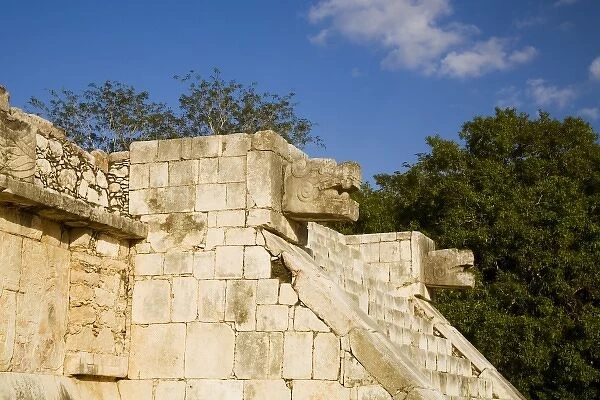 Mexico, Yucatan. Chichen Itza is a large pre-Columbian archaeological site built
