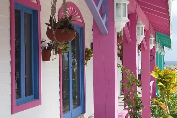 Mexico, Yucatan, Isla Mujeres (Island of Women), colorful shops