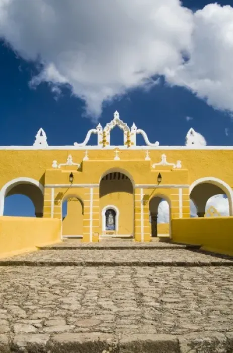 Framed Print : Mexico, Yucatan, Izamal. The Franciscan Convent of San Antonio de Padua, built by Framed Print : Mexico, Yucatan, Izamal. The Franciscan Convent of San Antonio de Padua, built by