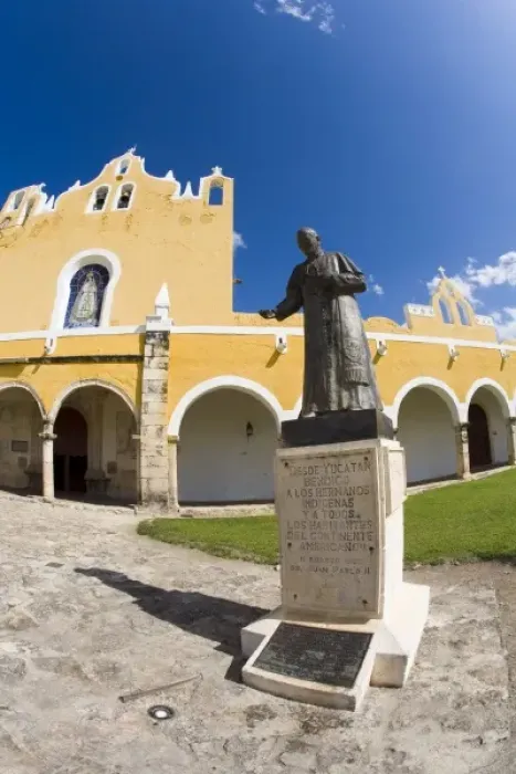 Framed Print : Mexico, Yucatan, Izamal. The Franciscan Convent of San Antonio de Padua, built by Framed Print : Mexico, Yucatan, Izamal. The Franciscan Convent of San Antonio de Padua, built by