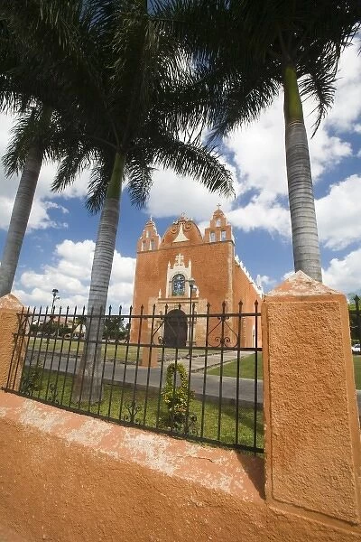 Mexico, Yucatan Peninsula, Ticul. Ticuls San Anonio de Padua Cathedral