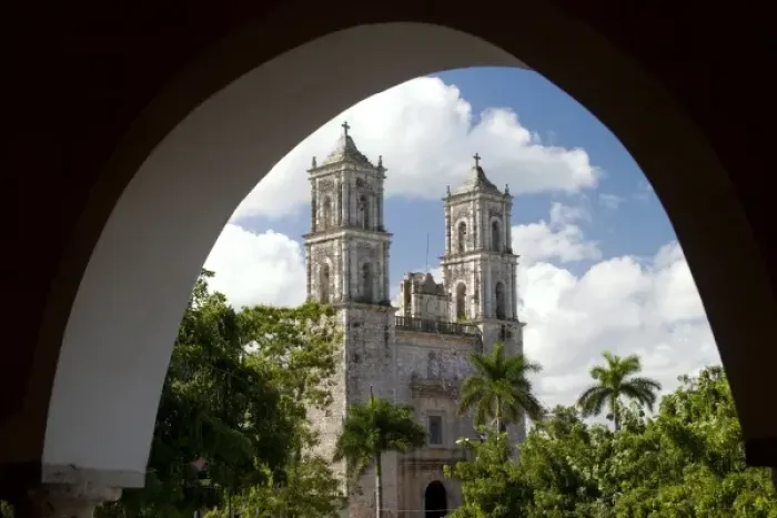 Framed Print : Mexico, Yucatan, Valladolid, La Parraquia de San Servacio church on Plaza Mayor Framed Print : Mexico, Yucatan, Valladolid, La Parraquia de San Servacio church on Plaza Mayor