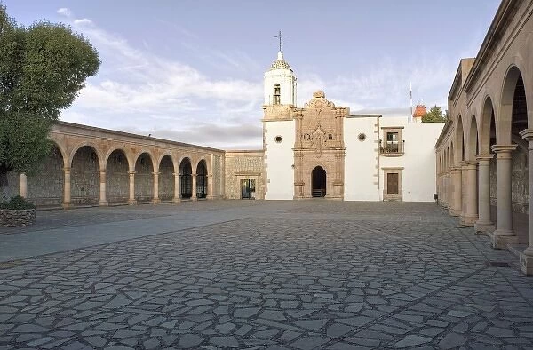 Mexico, Zacatecas. Church of Patrocino (Templo de Patrocino) built on top of Cerro de la Buffa