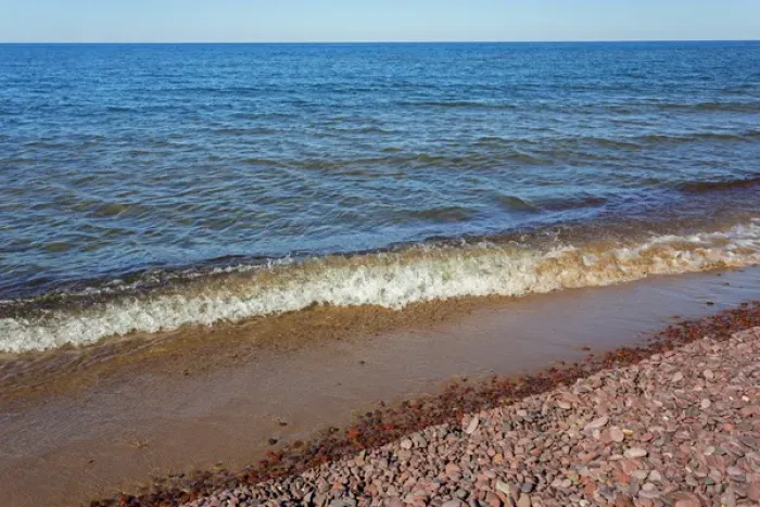 Framed Print : Michigan, Keweenaw Peninsula, Great Sand Bay, Lake Supeior and beach Framed Print : Michigan, Keweenaw Peninsula, Great Sand Bay, Lake Supeior and beach
