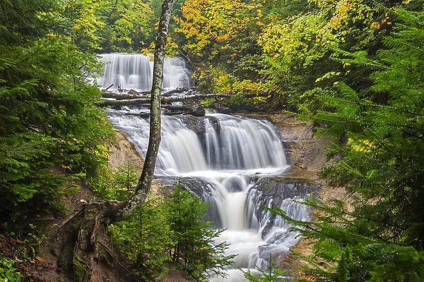 Michigan, Pictured Rocks National Lakeshore, Sable Falls