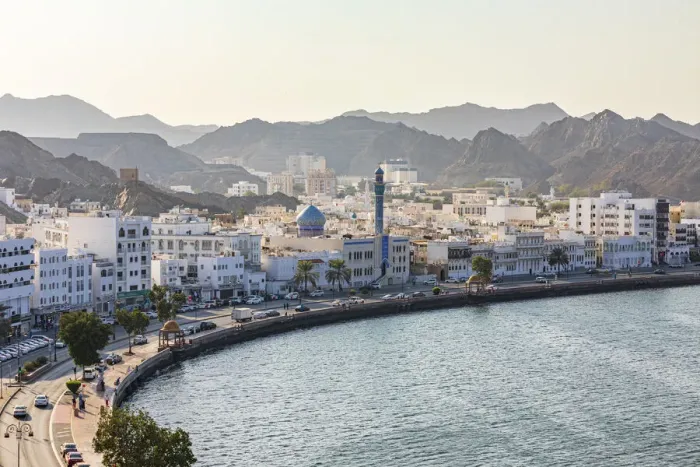Framed Print : Middle East, Arabian Peninsula, Oman, Muscat, Muttrah. The waterfront Framed Print : Middle East, Arabian Peninsula, Oman, Muscat, Muttrah. The waterfront