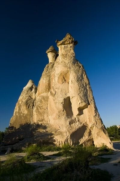Middle East central part of Turkey in Cappadocia the erosion to cause the Fairy Chimneys