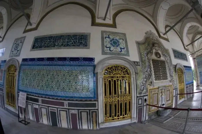 Framed Print : Middle East Turkey and city of Istanbul with the beautiful tile work of the Topkapi