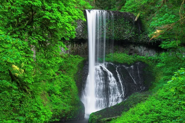 Framed Print : Middle North Falls, Silver Falls State Park, Oregon, USA Framed Print : Middle North Falls, Silver Falls State Park, Oregon, USA
