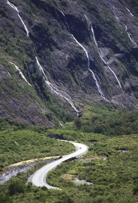 Framed Print : Milford Road, Cleddau Canyon, Fiordland National Park Framed Print : Milford Road, Cleddau Canyon, Fiordland National Park
