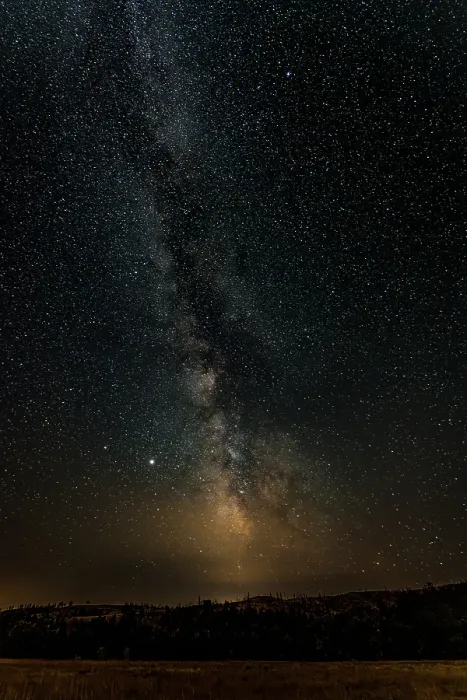 Framed Print : The Milky Way dominates the stary summer sky over Custer State Park in South Dakota Framed Print : The Milky Way dominates the stary summer sky over Custer State Park in South Dakota