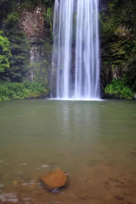 Framed Print : Millaa Millaa Falls is one of the iconic landscapes of far north Queensland and one
