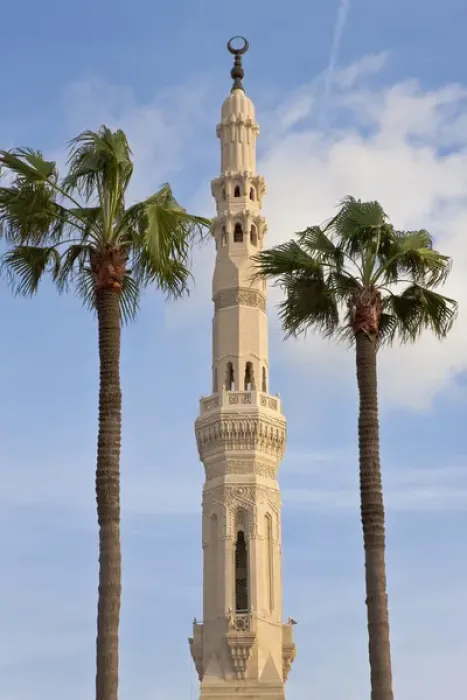 Framed Print : Minaret of mosque, Alexandria, Egypt Framed Print : Minaret of mosque, Alexandria, Egypt