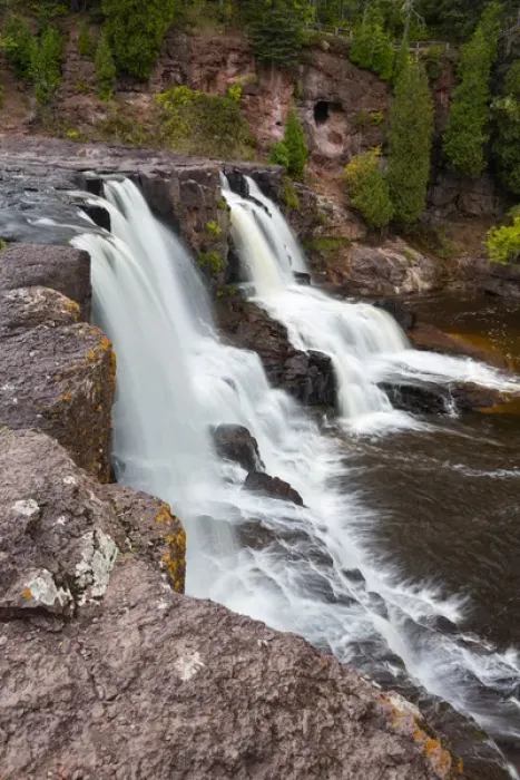 Framed Print : Minnesota, Gooseberry Falls State Park, Middle Falls Framed Print : Minnesota, Gooseberry Falls State Park, Middle Falls