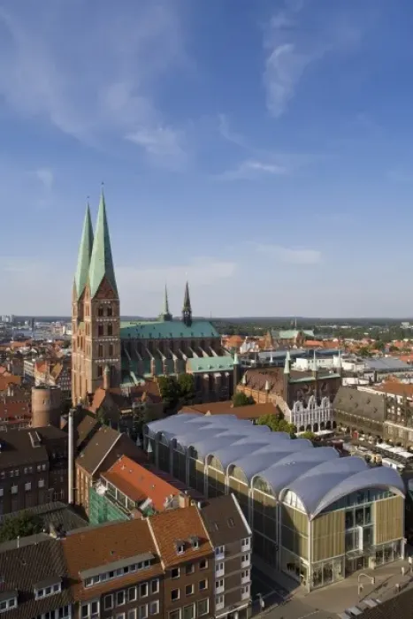 Framed Print : Mirienkirche, Lubeck, Schleswig-Holstein, Germany