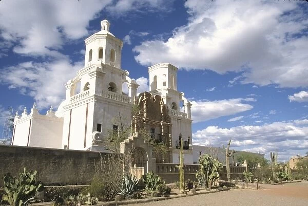 Mission San Xavier del Bac, founded 1700, Tucson, Arizona, United States