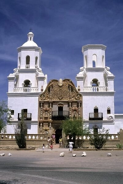 Mission San Xavier del Bac in Tucson, Arizona