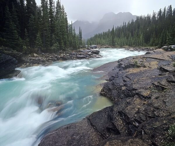 The Mistaya River in Banff National Park in Alberta, Canada