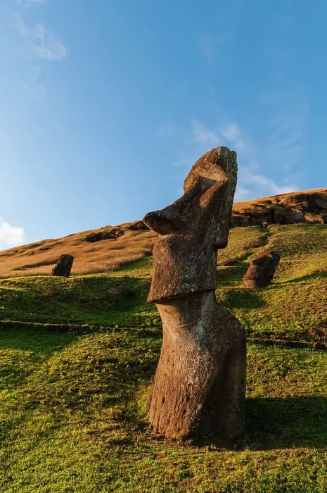 Framed Print : Moai statue at Rano Raraku. Rapa Nui, Easter island, Chile Framed Print : Moai statue at Rano Raraku. Rapa Nui, Easter island, Chile