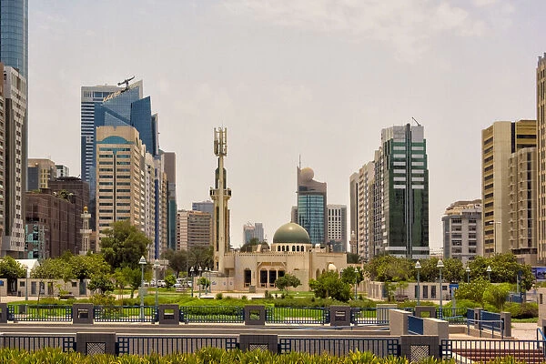 Modern high-rise in downtown, Abu Dhabi, United Arab Emirates