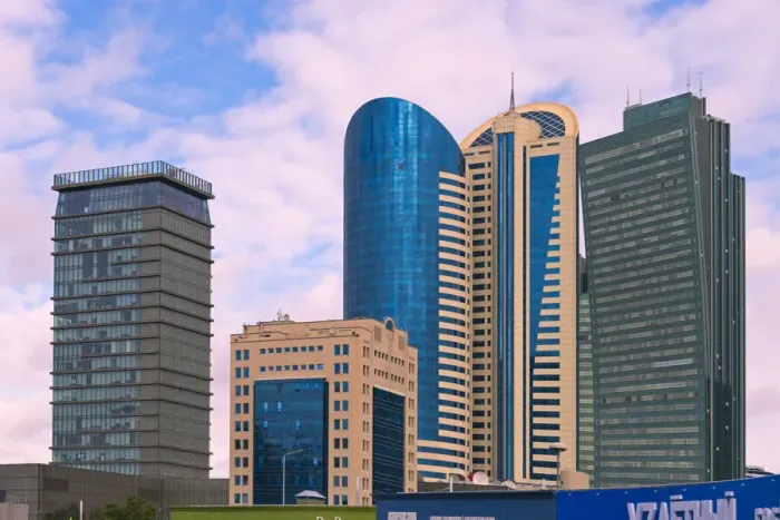 Framed Print : Modern high-rises. Astana, Kazakhstan Framed Print : Modern high-rises. Astana, Kazakhstan