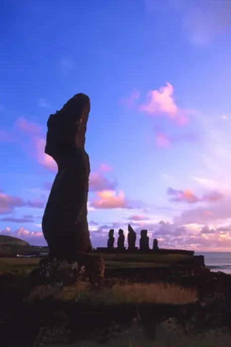 Framed Print : Moia, Easter Island, Chile Framed Print : Moia, Easter Island, Chile