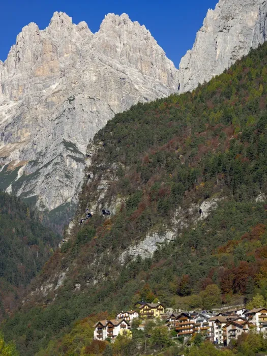 Framed Print : Molveno at lake Lago di Molveno in the Dolomiti di Brenta Framed Print : Molveno at lake Lago di Molveno in the Dolomiti di Brenta