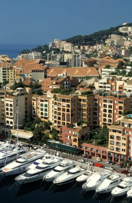 Framed Print : Monaco, Cote d Azur, Fontvieille Framed Print : Monaco, Cote d Azur, Fontvieille