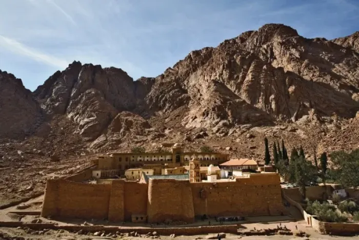 Framed Print : Monastery of St Catherine located at the foot of Mount Moses, in the Sinai of Egypt Framed Print : Monastery of St Catherine located at the foot of Mount Moses, in the Sinai of Egypt