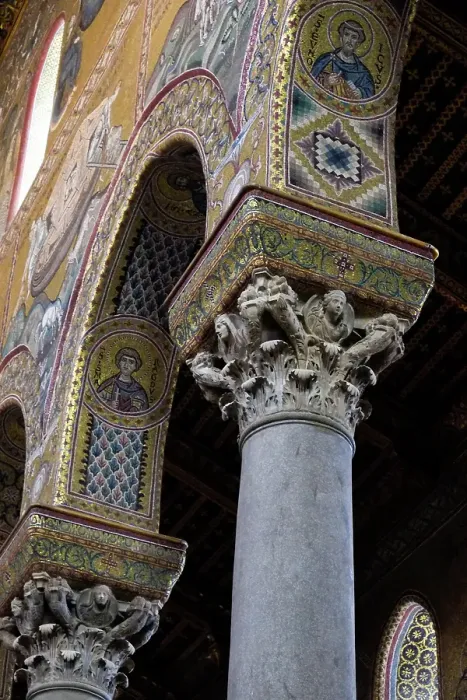 Framed Print : Monreale, Sicily. Monreale Cathedral built in the Arab-Norman Style. (Editorial Use Only) Framed Print : Monreale, Sicily. Monreale Cathedral built in the Arab-Norman Style. (Editorial Use Only)