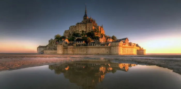 Framed Print : Mont Saint-Michel on the Normandy coast of France Framed Print : Mont Saint-Michel on the Normandy coast of France