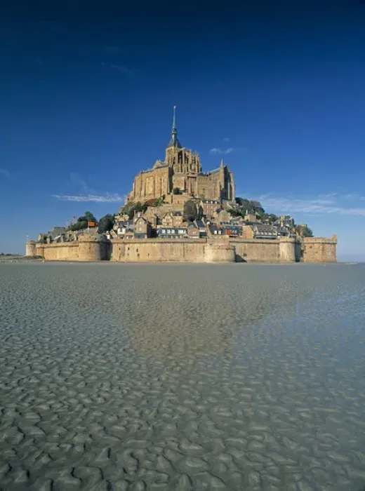 Framed Print : Mont St Michel, Manche, Normandy, France Framed Print : Mont St Michel, Manche, Normandy, France