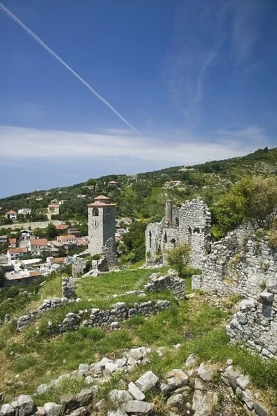 Montenegro, Bar. Stari (Old) Bar Historic Site (dates to 800BC), Saint Catherine Church