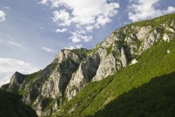 Framed Print : MONTENEGRO, Eastern Montenegro Mountains, Berane. Mountain Landscape  /  Berane Canyon