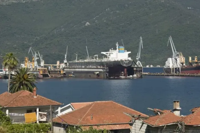 Framed Print : Montenegro, Herceg-Novi Bay / Zelenika. Zelenika Shipyard Framed Print : Montenegro, Herceg-Novi Bay / Zelenika. Zelenika Shipyard