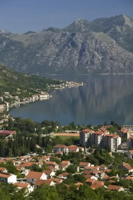 Framed Print : Montenegro, Kotor. Bay of Kotor  /  Southern Europes Deepest Fjord  /  Town View