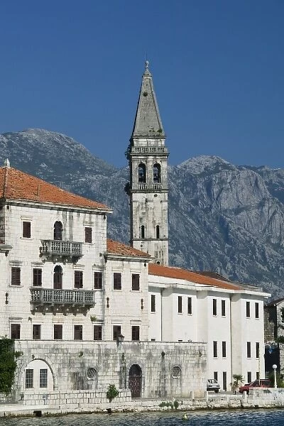 Montenegro, Kotor Bay  /  Perast. Perast Town View  /  Late Afternoon