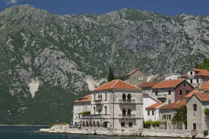 Framed Print : Montenegro, Kotor Bay / Perast. Perast Town View Framed Print : Montenegro, Kotor Bay / Perast. Perast Town View