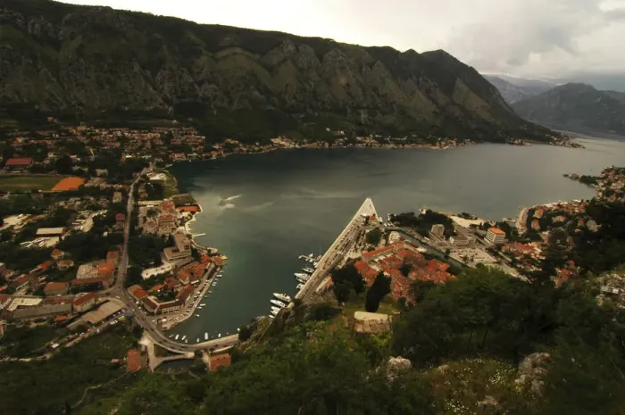 Framed Print : Montenegro, Kotor, small old city built on the seashore in the fjords, composed of