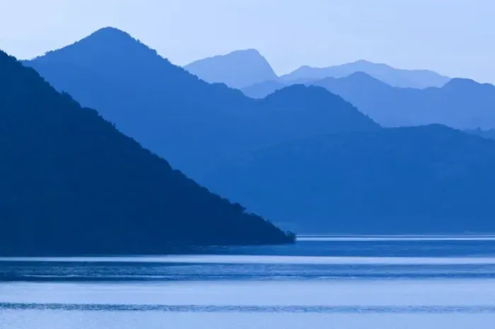 Framed Print : MONTENEGRO, Lake Skadar. Lake Skadar and Mountains Framed Print : MONTENEGRO, Lake Skadar. Lake Skadar and Mountains