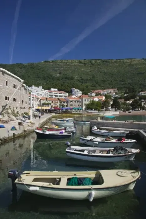 Framed Print : Montenegro, Petrovac. Harbor View Framed Print : Montenegro, Petrovac. Harbor View