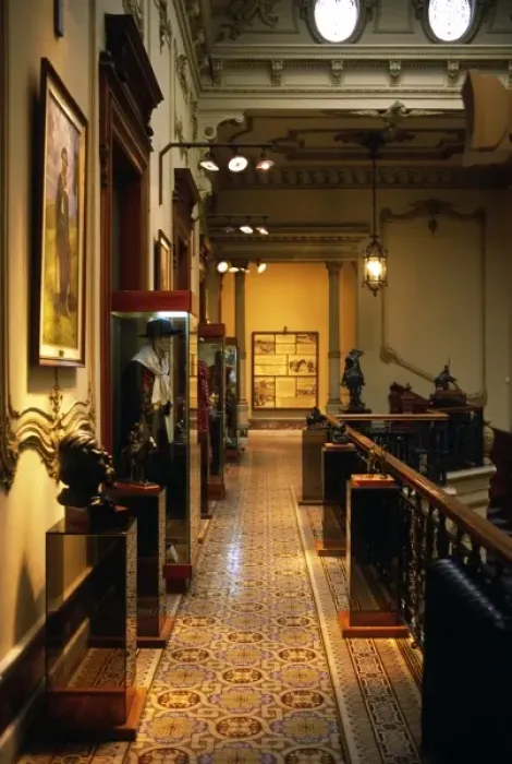 Framed Print : Montevideo, Uruguay, Interior of the Museo del Gaucho y de la Moneda or Museum of the Gaucho